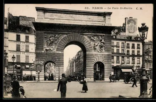 AK Paris, La Porte St-Martin