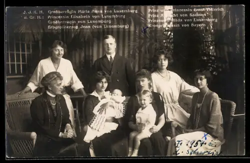 AK I. I. K. H. Grossherzogin Maria Anna von Luxemburg und Gr. H. Prinzessin Elisabeth von Luxemburg