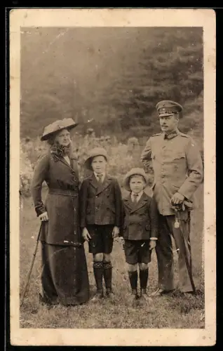AK Grossherzog von Hessen-Darmstadt mit seiner Familie