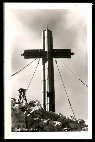 AK Kreuz auf dem grossen Priel in Oberösterreich