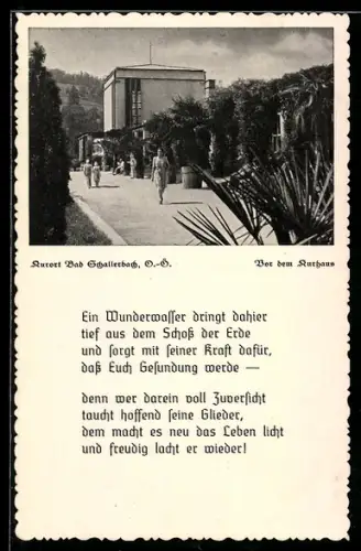 AK Bad Schallerbach, Vor dem Kurhaus