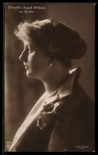 Foto-AK Prinzessin August Wilhelm von Preussen
