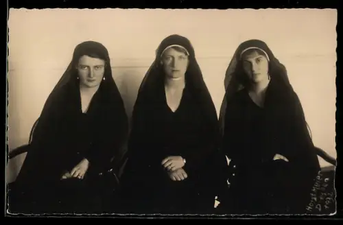 AK Prinzessinnen Maria Alix, Margarethe und Monica Pia von Sachsen