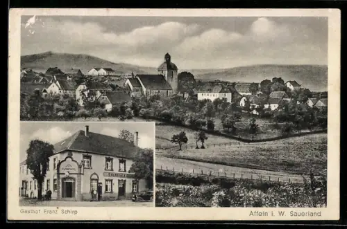 AK Affeln i. W., Gasthof Franz Schirp, Gesamtansicht