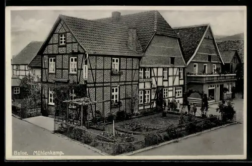 AK Balve, Eckstrasse am Haus Mühlenkamp