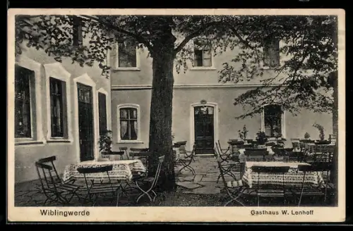 AK Wiblingwerde, Gasthaus W. Lenhoff, Bes. Wilhelm Lenhoff