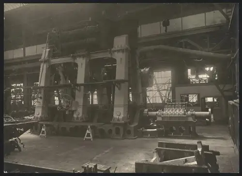 Fotografie L. & A. Schaul, Hamburg, Reiherstieg Schiffwerft und Maschienfabrik mit Anlagen zum Schiffbau, Hamburg