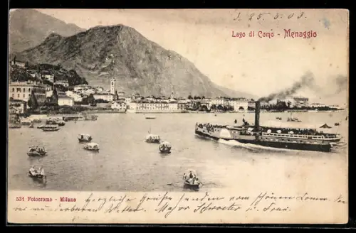 AK Menaggio /Lago di Como, Panorama