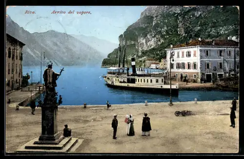 AK Riva, Arrivo del vapore