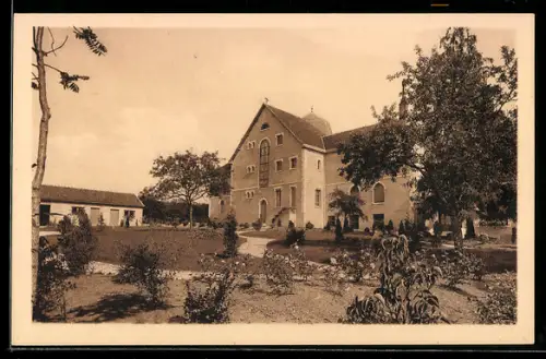 AK Sougères-sur-Sinotte, Maison familiale de cure du Petit-Pien - Les Jardins et le nouveau Bâtiment