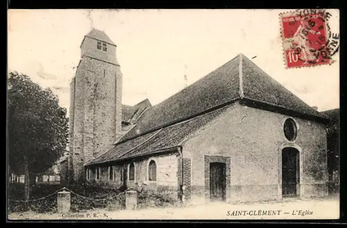 AK Saint-Clément, L`Eglise, Ansicht der Kirche