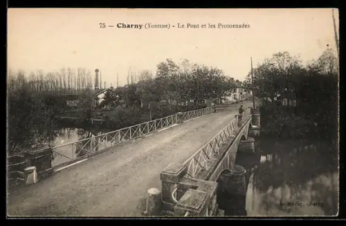 AK Charny, le Pont et les Promenades
