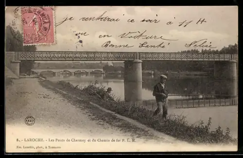 AK Laroche, Les Ponts de Charmoy et du chemin de fer