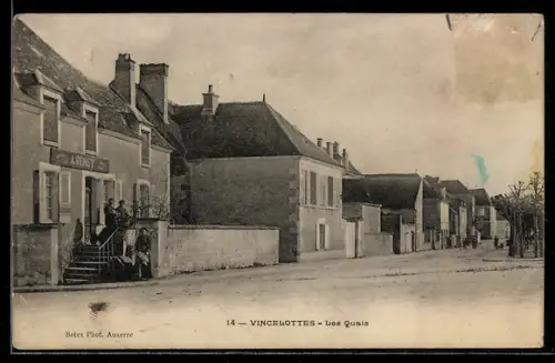 AK Vincelottes, Rue et les Quais