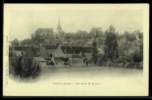 AK Toucy, Vue prise de la gare