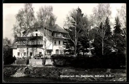 AK Altheim, Partie am Sanatorium Dr. Schwartz