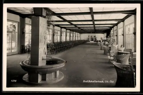 AK Bad Schallerbach, Blick in die Trinkhalle