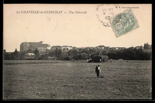 AK La Chapelle-de-Guinchay, Vue Générale