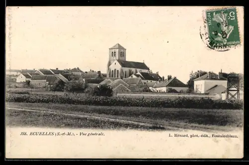 AK Ecuelles, Vue generale, l'Eglise