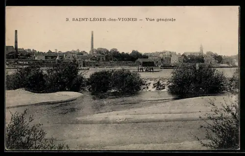 AK Saint-Leger-des-Vignes, Vue generale