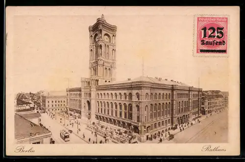 TCV-AK Berlin, Rathaus, Bildseitenfrankatur