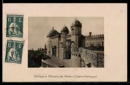 TCV-AK Cintra, Terraco de Palacio da Pena, Bildseitenfrankatur