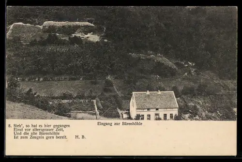 AK Altroggen-Rahmede /Westf., Eingang zur Bärenhöhle