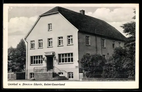 AK Balve /Sauerland, Gasthof und Pension Scheele
