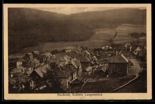 AK Nachrodt i. Westf., Kolonie Langenstück