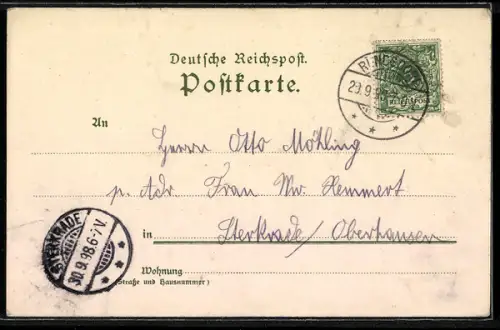 Lithographie Godesberg, Totalansicht