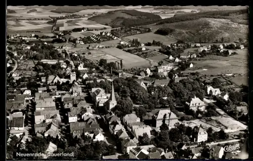 AK Neuenrade /Sauerland, Totalansicht aus der Vogelschau