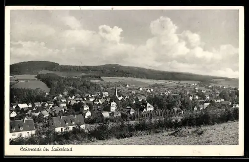 AK Neuenrade im Sauerland, Totalansicht mit Umgebung