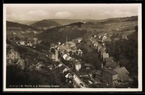 AK Altena i. W., Partie an der Rahmede-Strasse