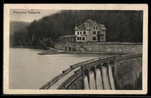 AK Altena, Fülbecker Talsperre, Gasthaus Hüttebräucker, Bes. Paul Hüttebräucker