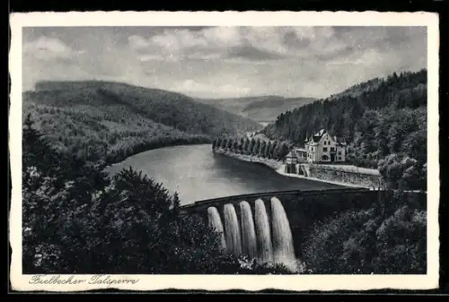 AK Lüdenscheid, Fülbecker Talsperre, Staumauer, Stausee