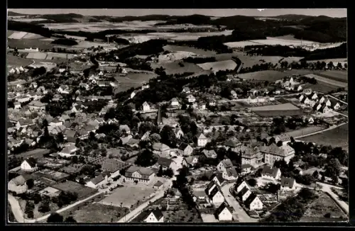 AK Balve im Sauerland, Luftbild der Ortschaft