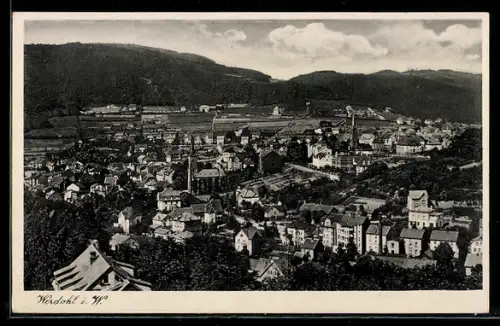 AK Werdohl i. W., Gesamtansicht der Stadt
