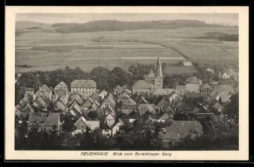 AK Neuenrade, Blick vom Berentroper Berg