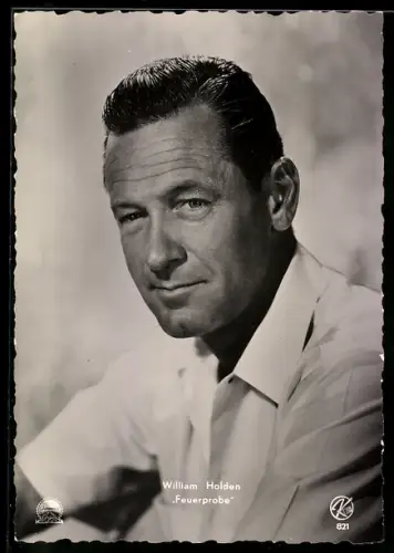 AK Schauspieler William Holden in dem Film Feuerprobe