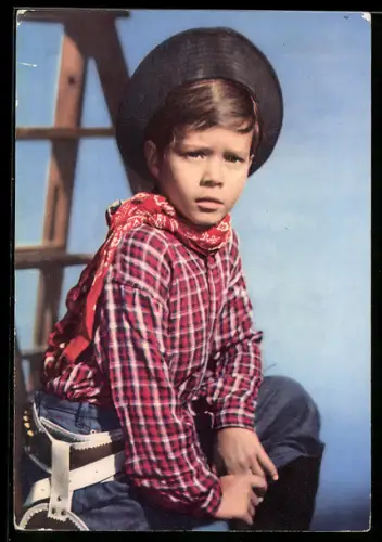 AK Schauspieler Oliver Grimm im Cowboy-Kostüm