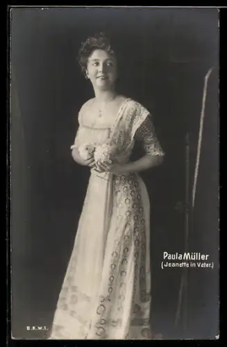 AK Schauspielerin Paula Müller, Jeanette in Vater