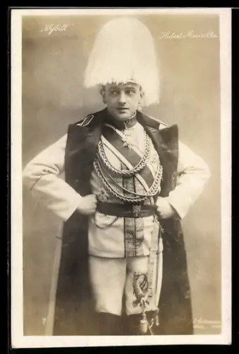 AK Operette Sybill mit Hubert Marischka