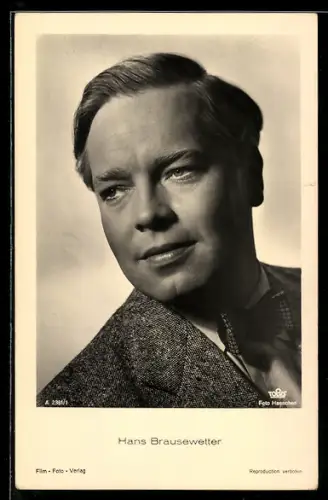 AK Schauspieler Hans Brausewetter mit Seitenscheitel