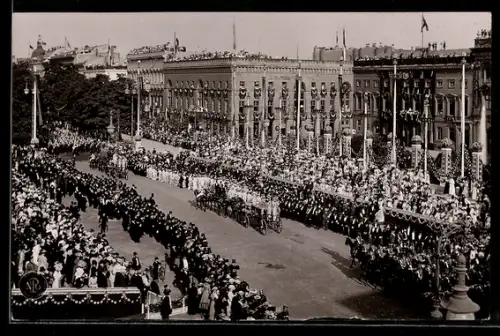 Foto-AK NPG NR 5: Berlin, Einholung der Kronprinzessin am 3.6.1905, Festzug