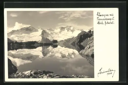 Foto-AK Hans Hruschka Nr. 746: Schwarzee im Zillertal