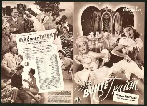 Filmprogramm IFB Nr. 1416, Der bunte Traum, Vera Molnar, Felicita Busi, Oscar Sima, Regie Geza von Cziffra
