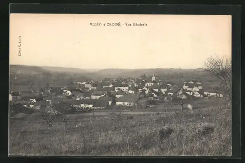 AK Vitry-le-Croisè, Vue Gènèrale