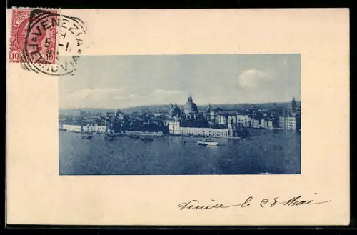 TCV-AK Venezia, Panorama, Bildseitenfrankatur