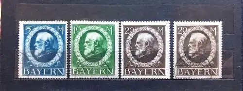 Altdeutschland Bayern 1920 Nr 107-109 Gestempelt (Posten)