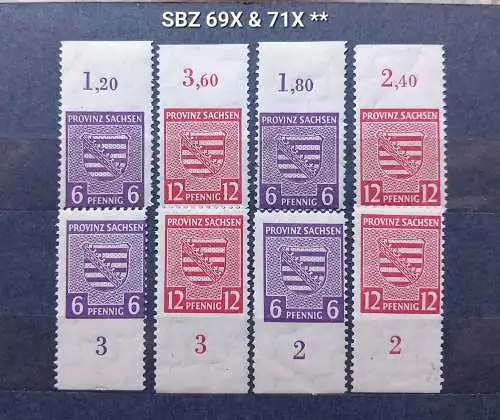 All. Bes. Sowj. Zone  Nr 69 Postfrisch / **